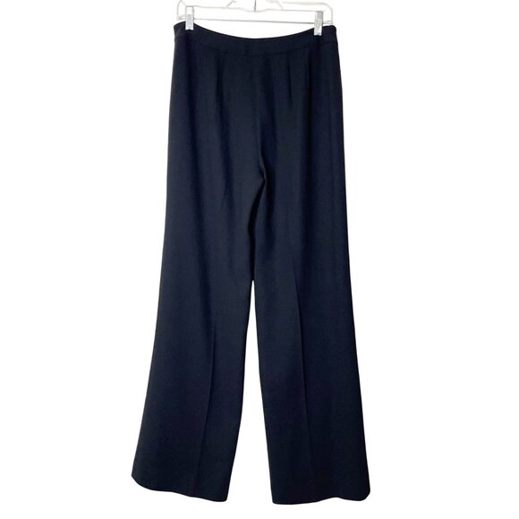 Ann Taylor Loft Black Wool Blend Lined Trouser Career Dress Pants Women’s Size 8 - Picture 2 of 7